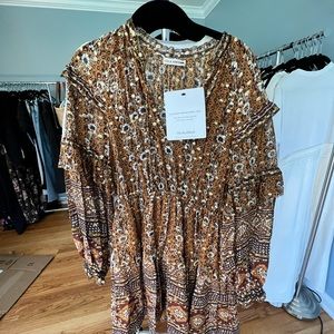 Ulla johnson mini long sleeve dress